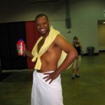 old spice guy costume