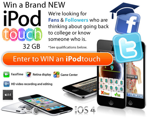 Win a Brand New iPod Touch