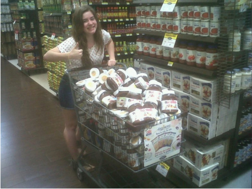Whoever's grocery cart looks like this