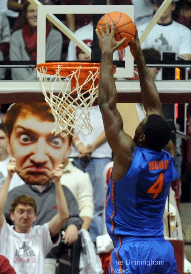 Whoever this sports fan is
